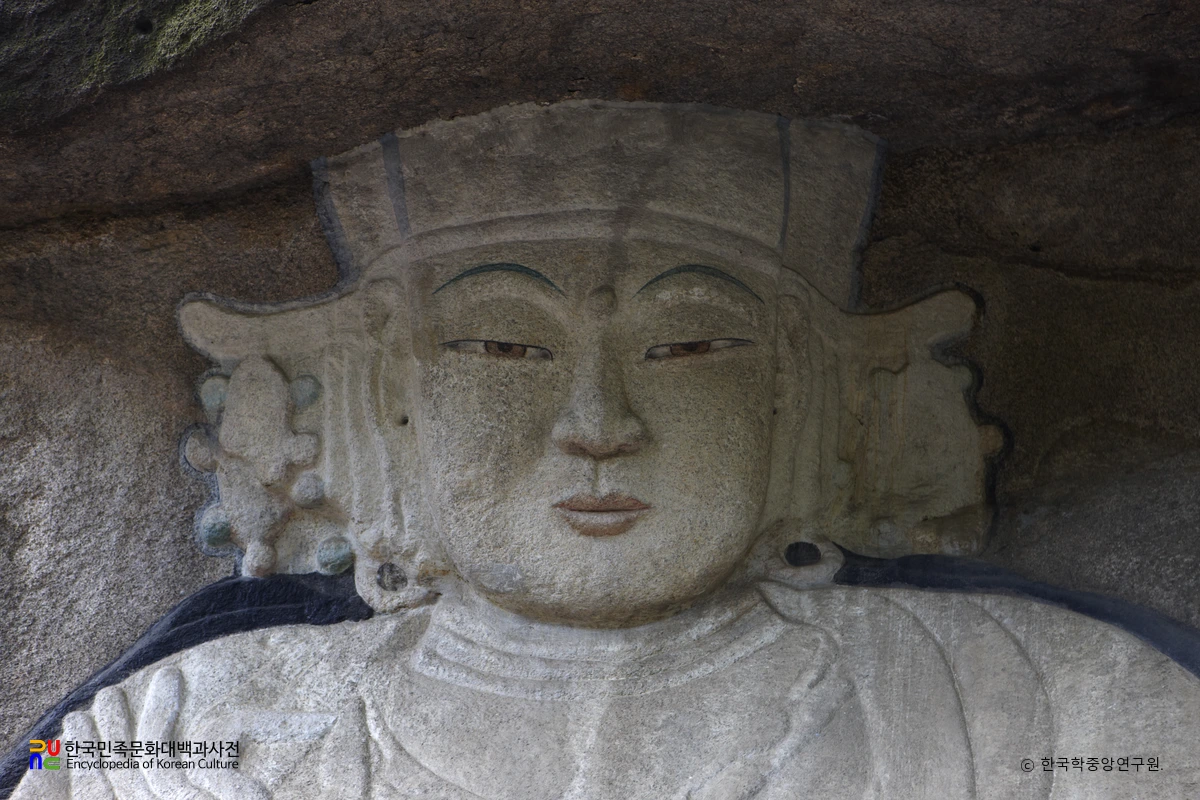 서울 보타사 마애보살좌상 상호