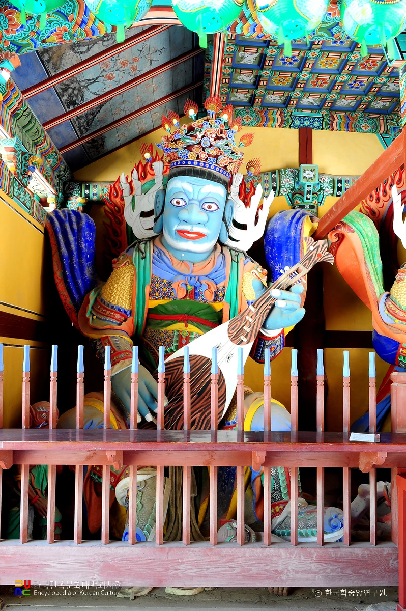 장성 백양사 사천왕상