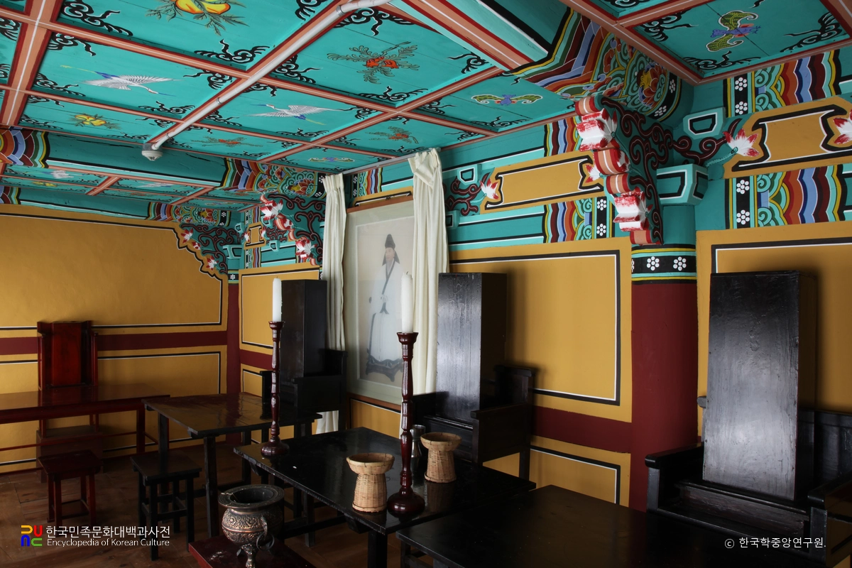 사천 구계서원 구산사 내부