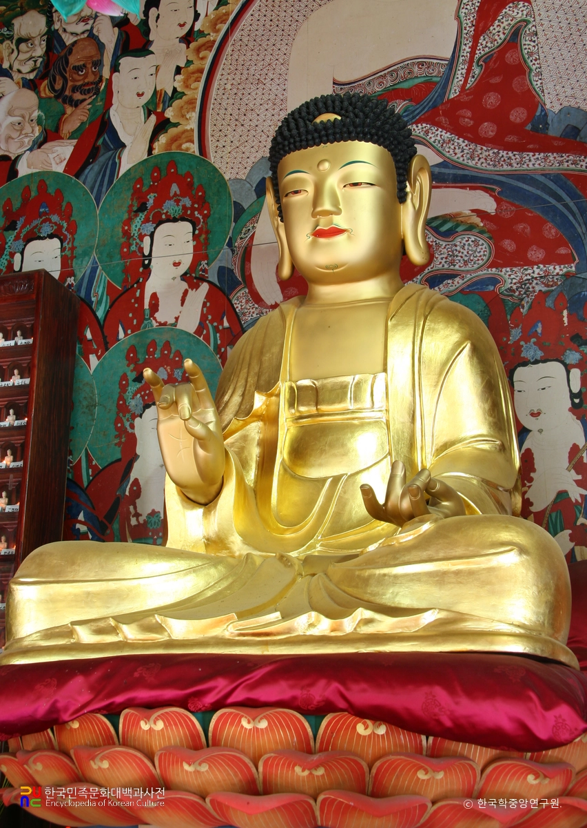 의성 옥련사 목조아미타여래좌상