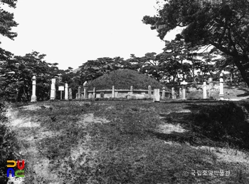 경주 김유신묘 전경