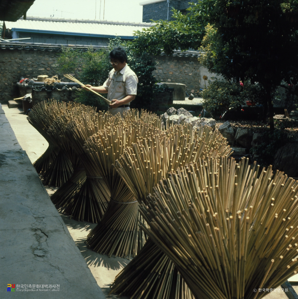 화살 제조공정 / 1 대 말리기
