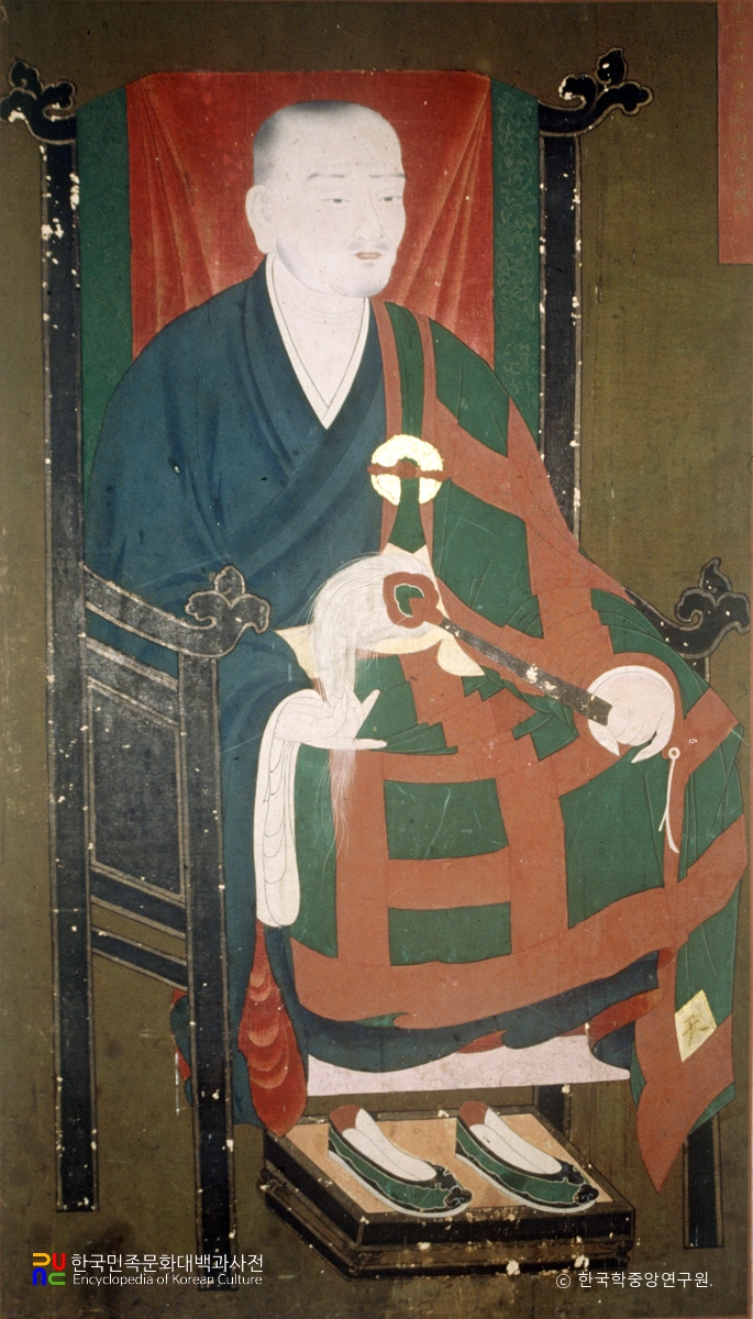 순천 송광사 십육조사 진영 / 제14세 정혜국사