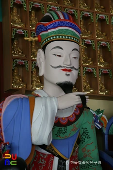 완주 송광사 명부전 소조지장보살삼존상 및 권속상 일괄