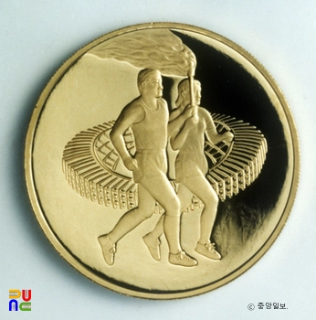 서울올림픽대회 기념메달(금)