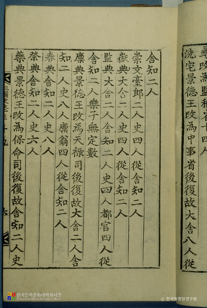 삼국사기(권39) / 약전(의료제도)