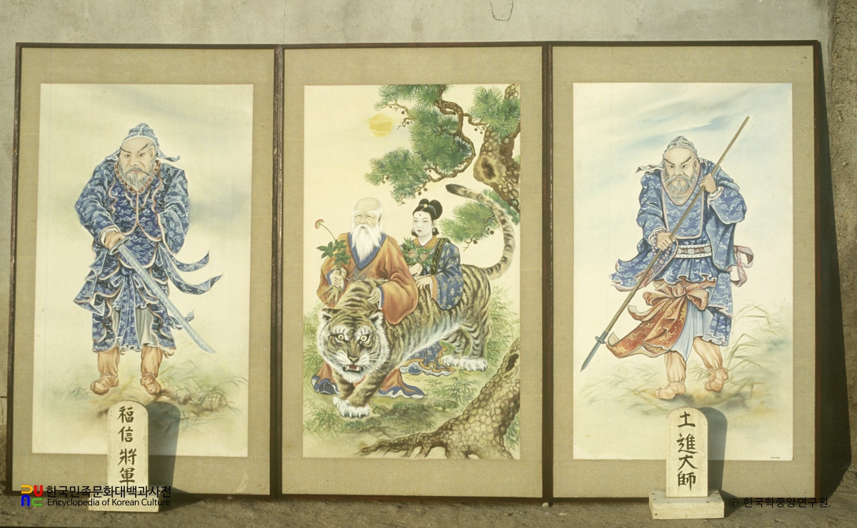 은산 별신당 무신도