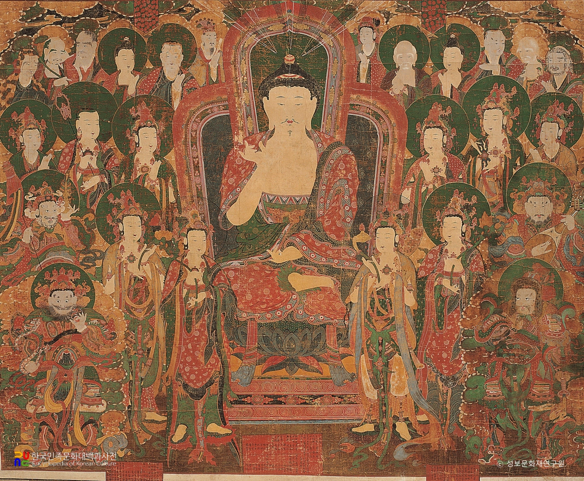 통도사 아미타여래설법도