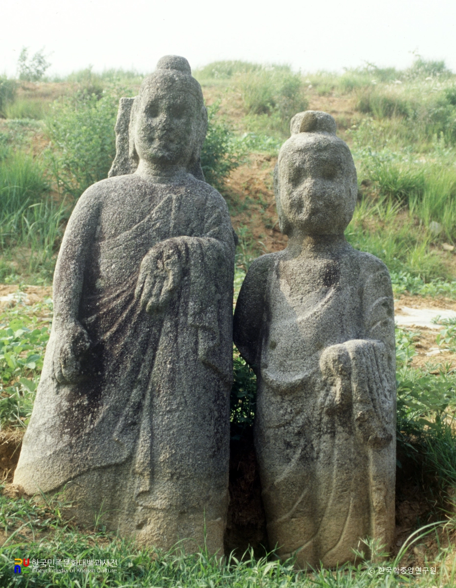 정읍 보화리 석조이불입상