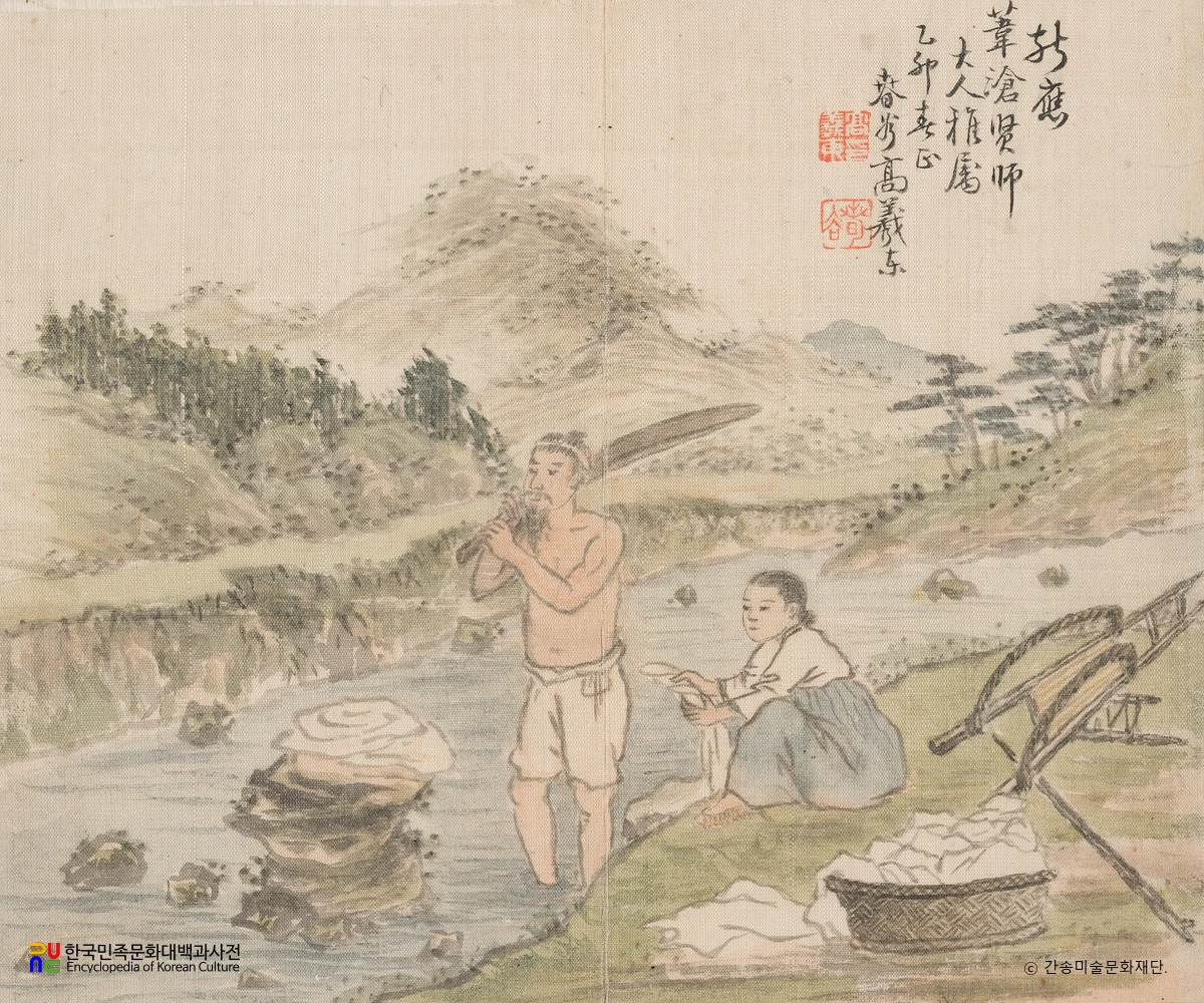 청계표백(고희동 작)