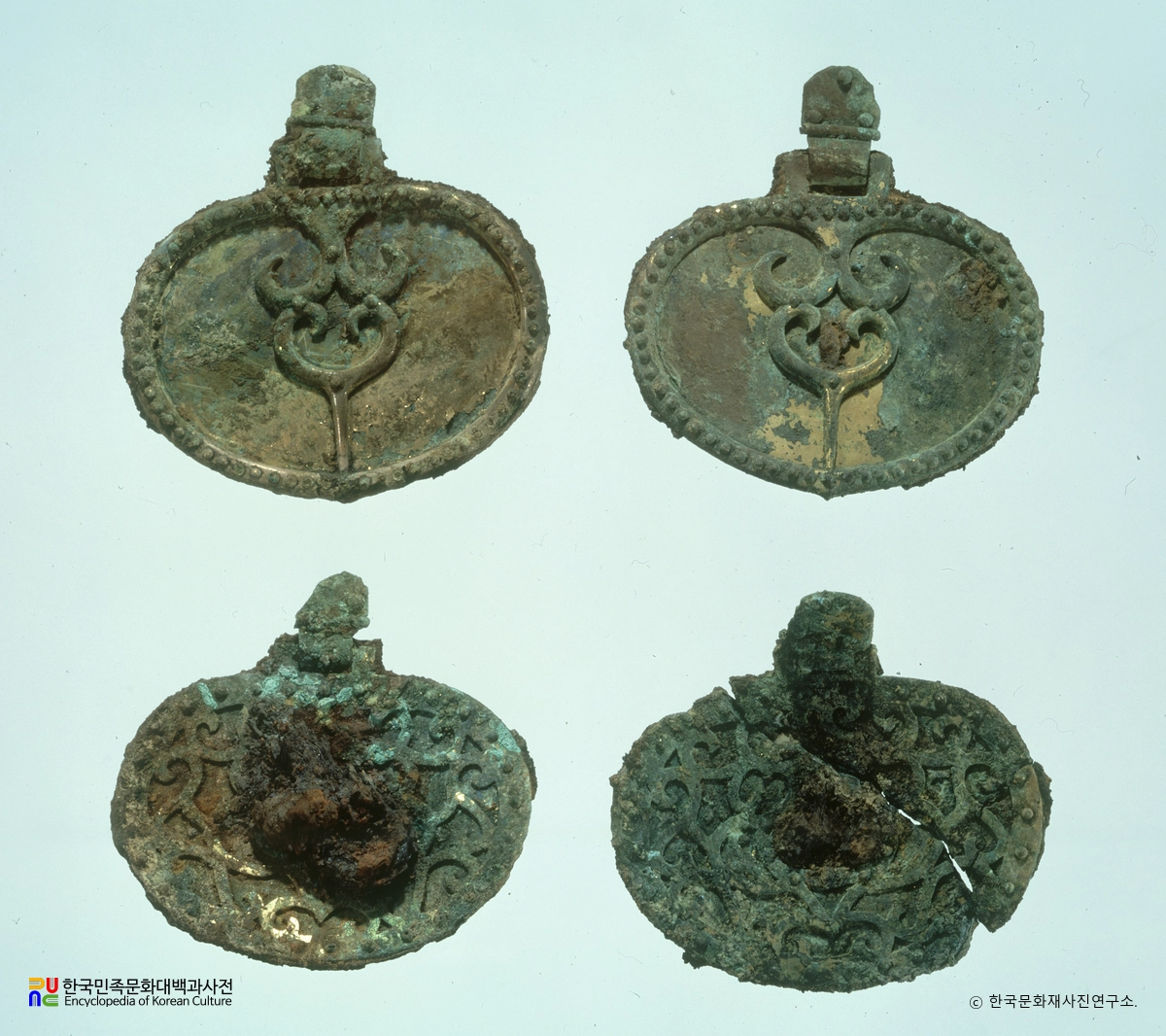 금동심엽형행엽