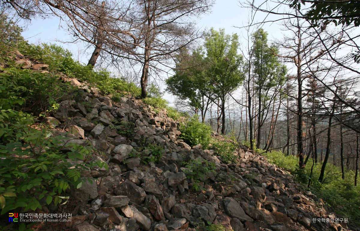 대전 마산동 산성 성벽