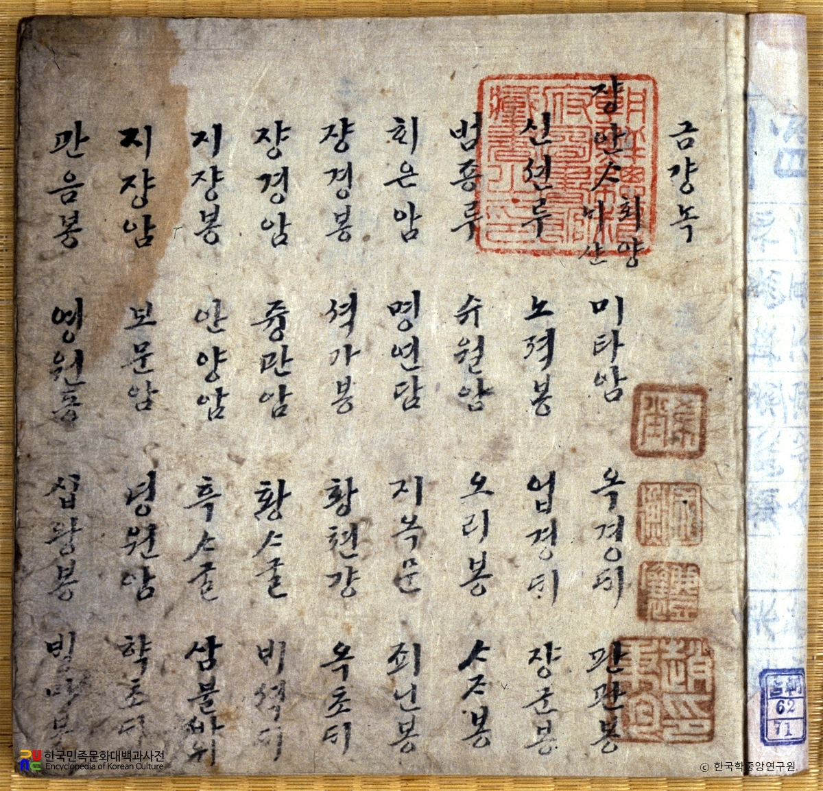 금강록
