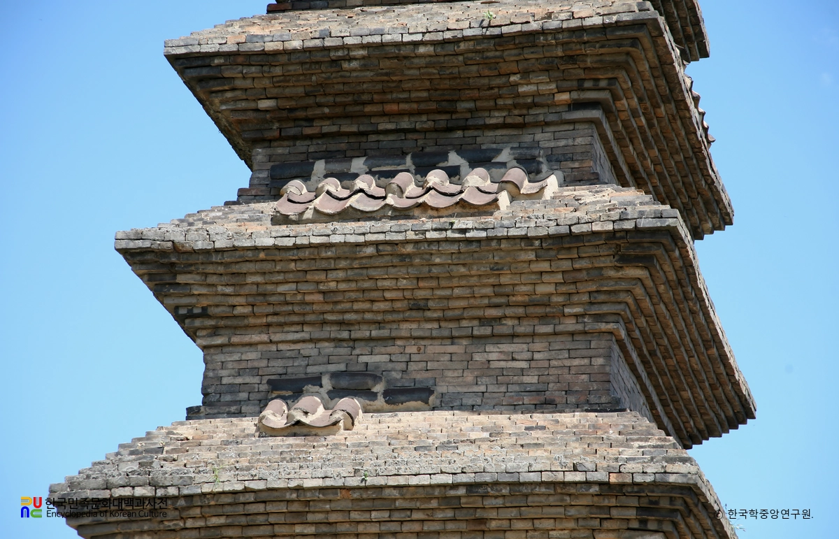 안동 법흥사지 칠층전탑 옥개부