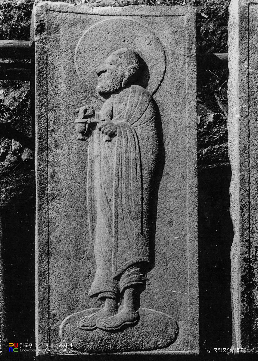 경주 석굴암 십대제자상 마하목건련상