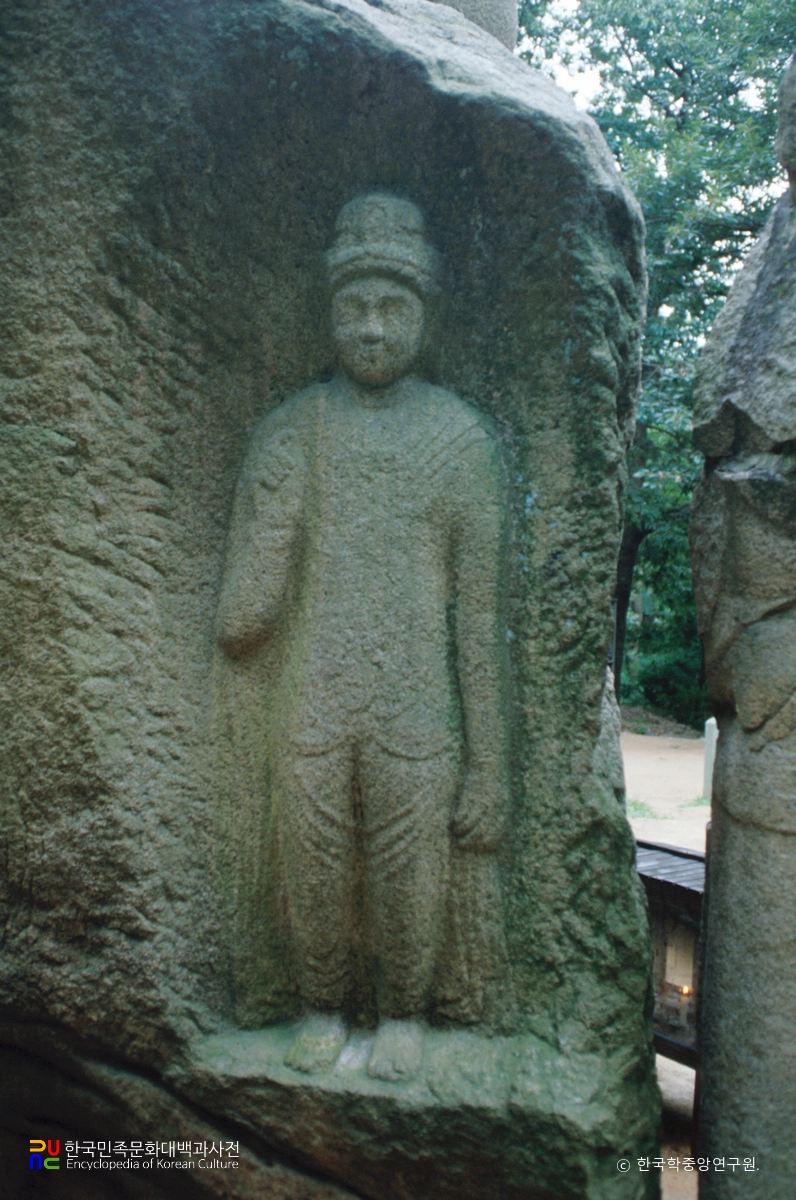 경주 굴불사지 석조사면불상 북면불
