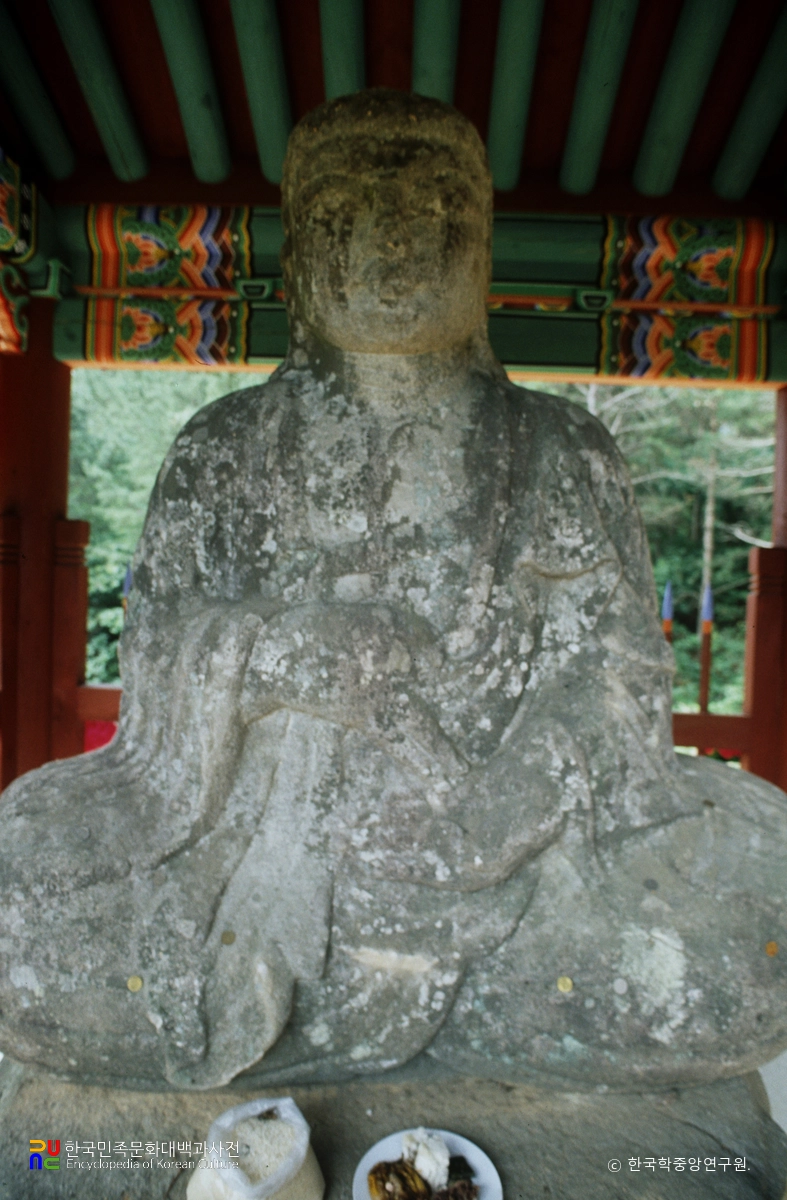 여주 도곡리 석불 좌상