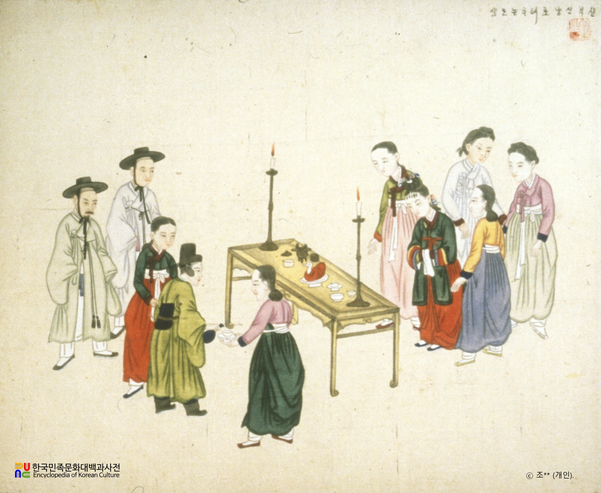 기산풍속도첩/초례