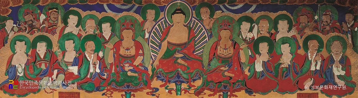 수원 청련암 영산회상도