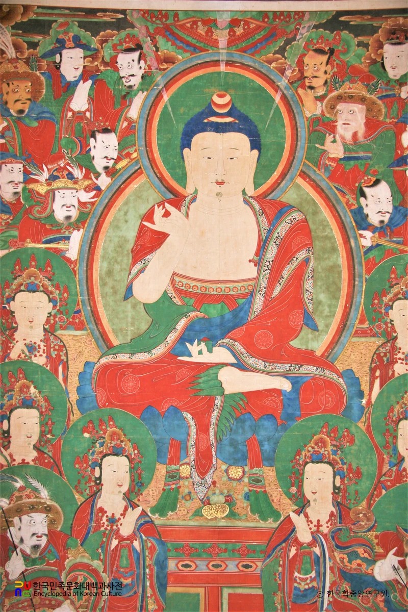 하동 쌍계사 대웅전 삼세불탱