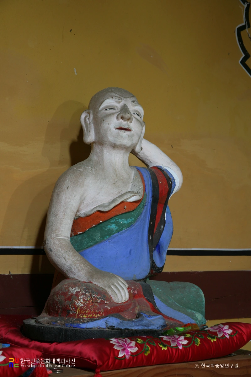 나주 다보사 영산전 소조십육나한좌상