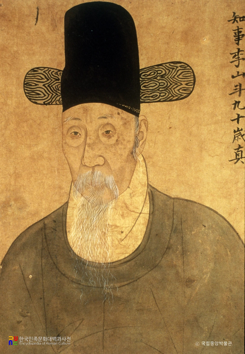 해동진신도상 중 이산두 초상