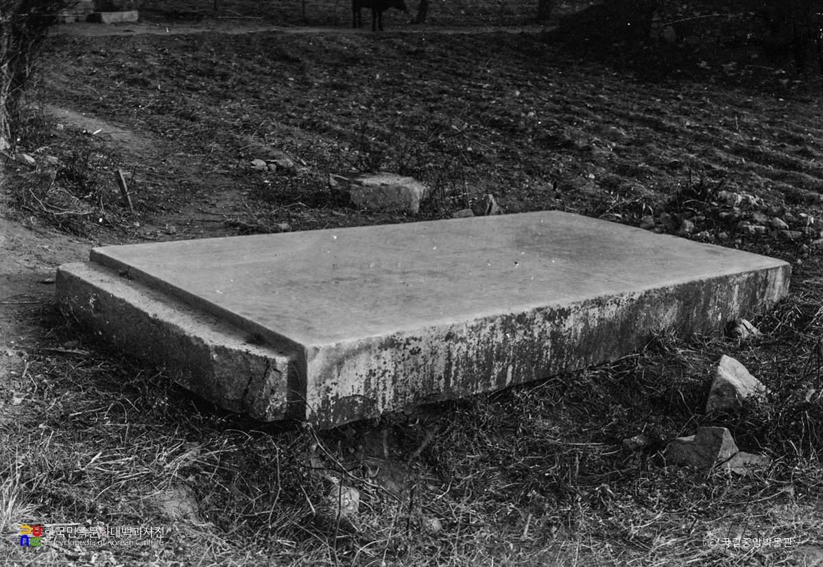 여주 고달사지 원종대사탑비 비신(수습 전)