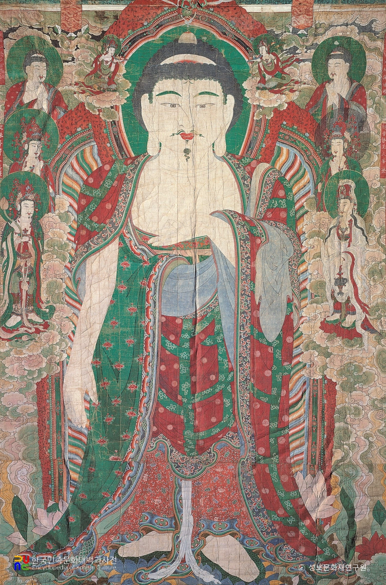 안국사 영산회 괘불탱