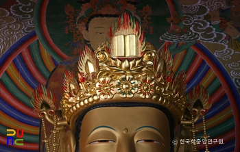 칠곡 송림사 목조석가여래삼존좌상 중 문수보살