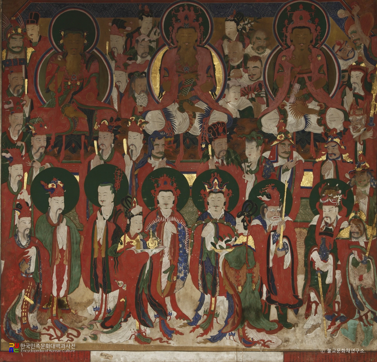 청련사 큰법당 삼장탱