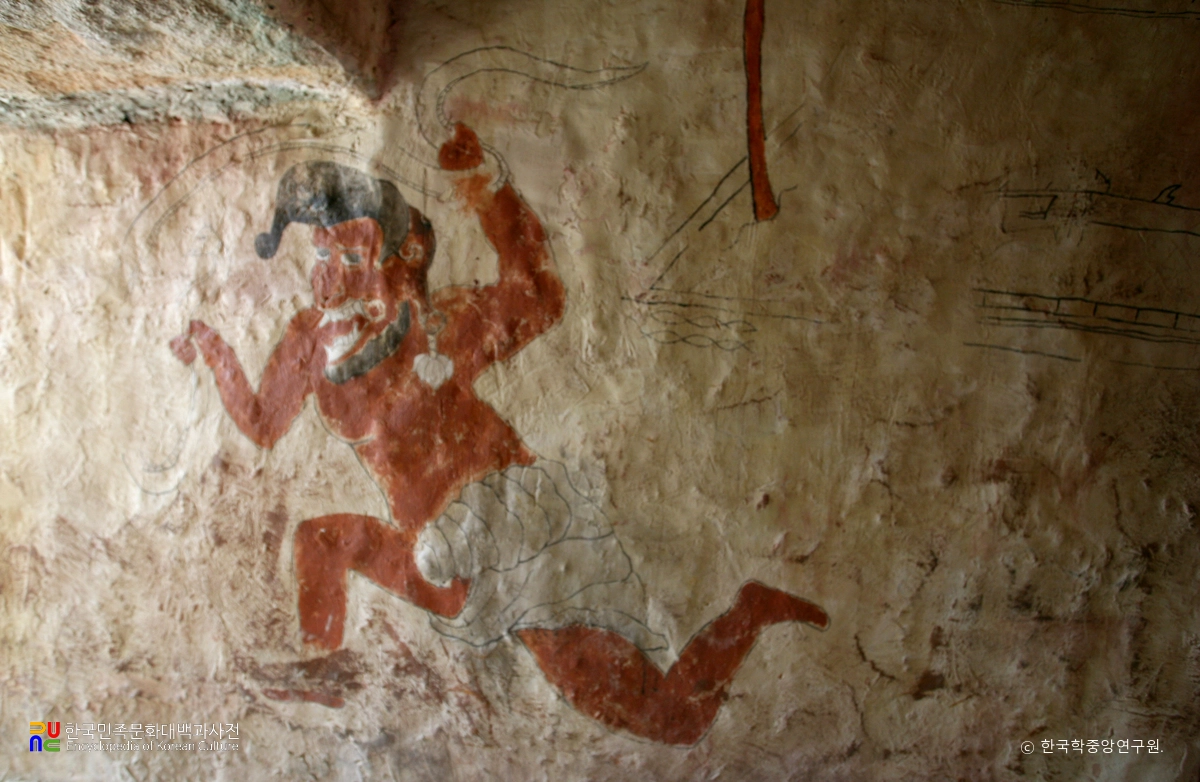 영주 순흥 벽화 고분 서벽