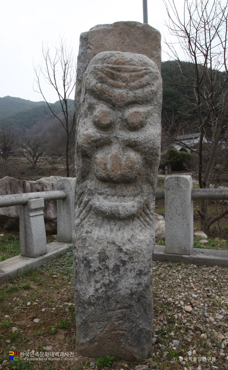 함양 영은사지 석장승 중 우호대장