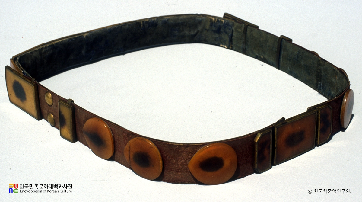 심동신 금관조복 중 서대