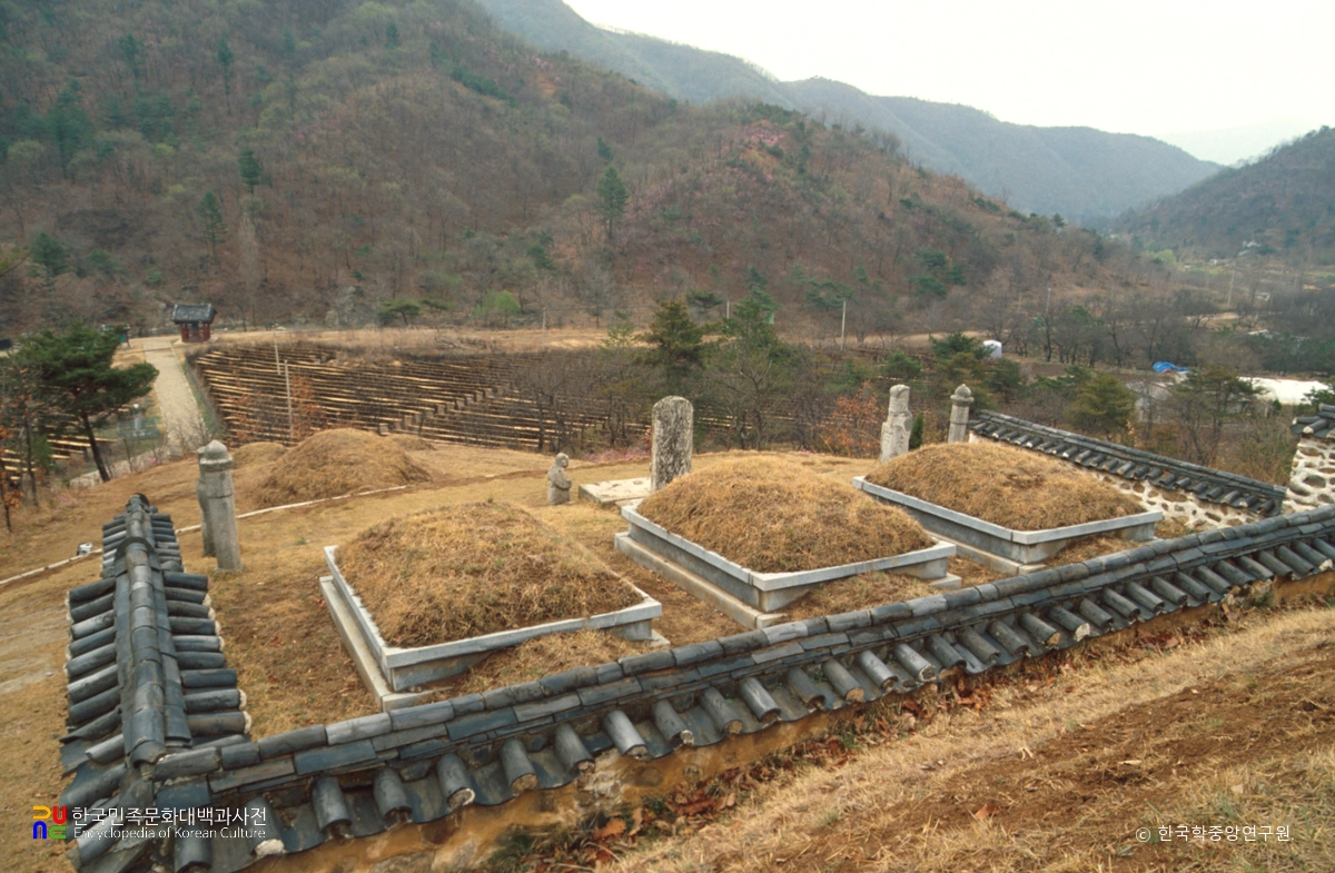 양주 권율장군 묘 중 묘역 후측면