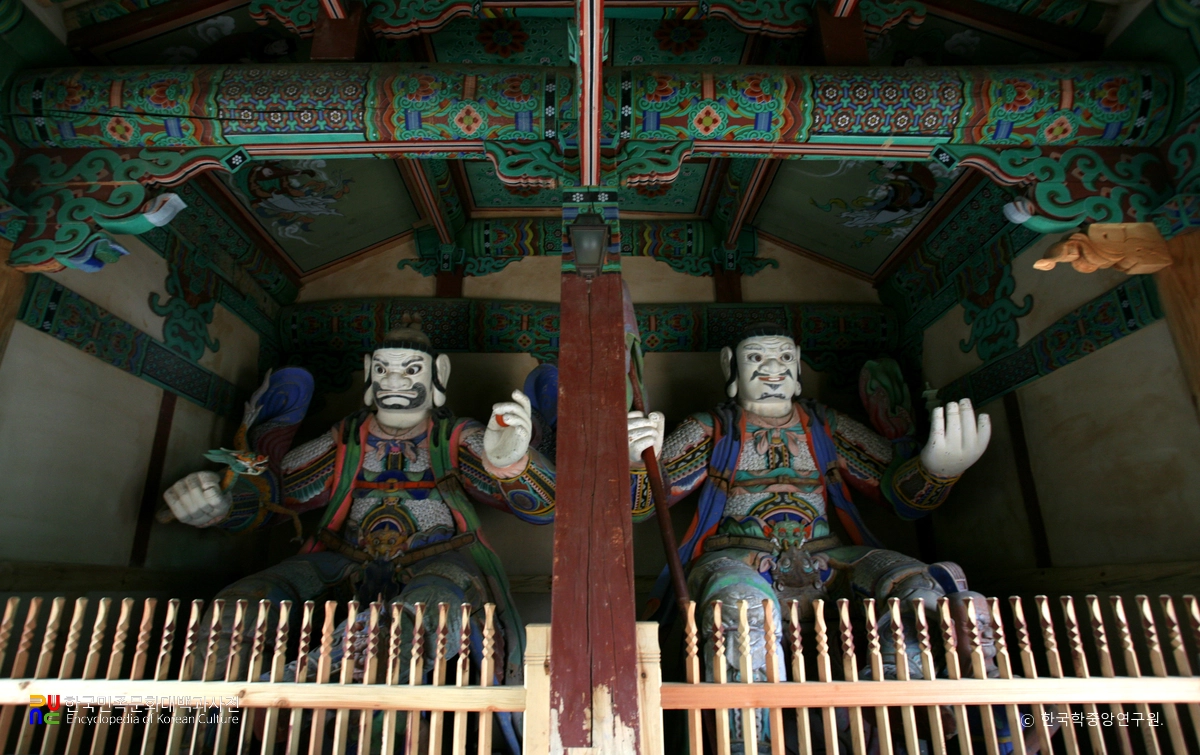 영광 불갑사 사천왕상 / 증장광목