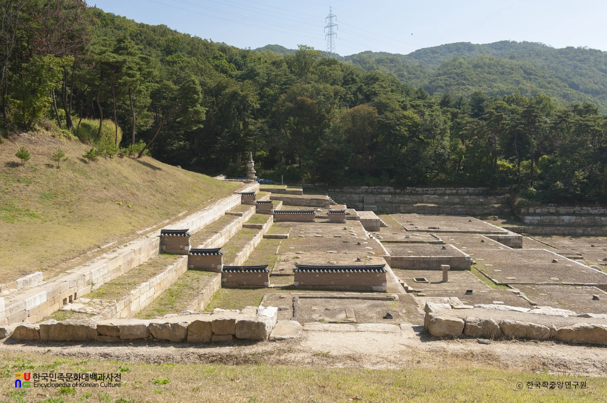 양주 회암사지 전경