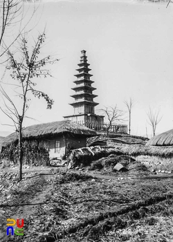 충주 탑평리 칠층석탑 동남면