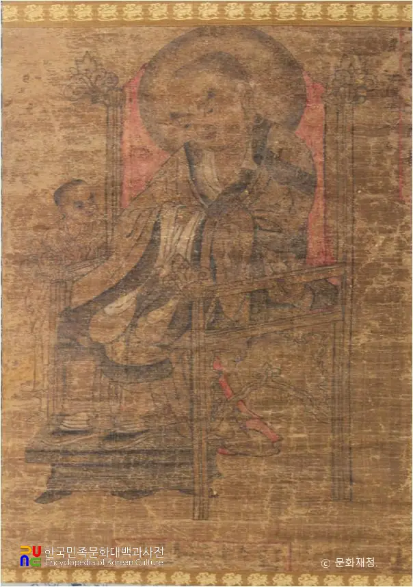 고려 십육나한도 중 제7 가리가존자