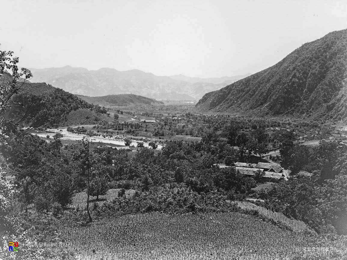 지안 산성자산성에서 본 통구