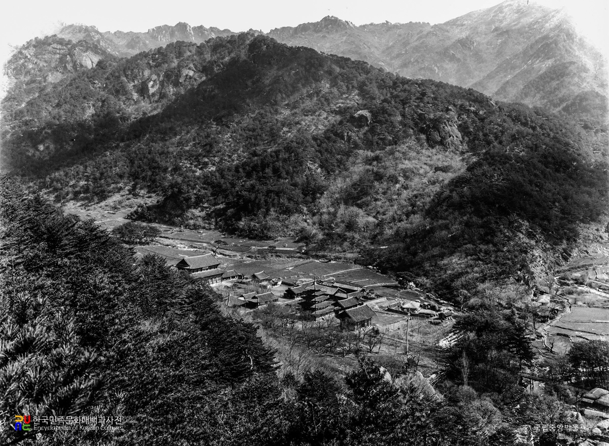 보은 법주사 전경