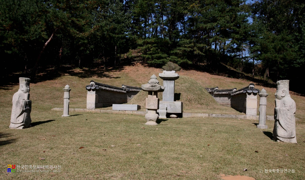 고양 서오릉 중 대빈묘 정측면