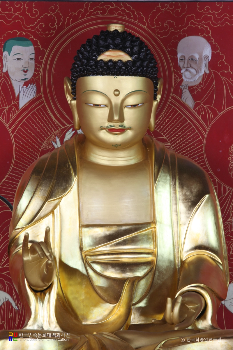 함양 법인사 목조아미타여래좌상의 상호