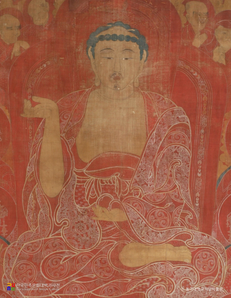 영산회상도 부분