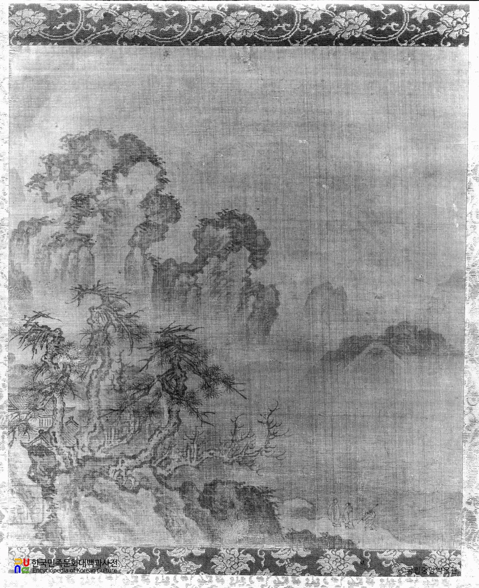 이상좌필 산수도