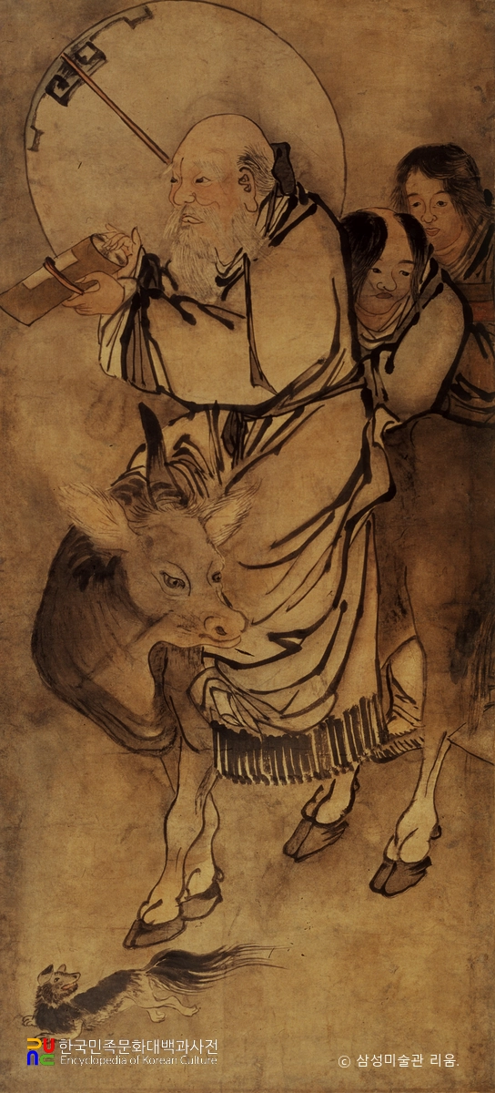 김홍도필 군선도병풍 부분