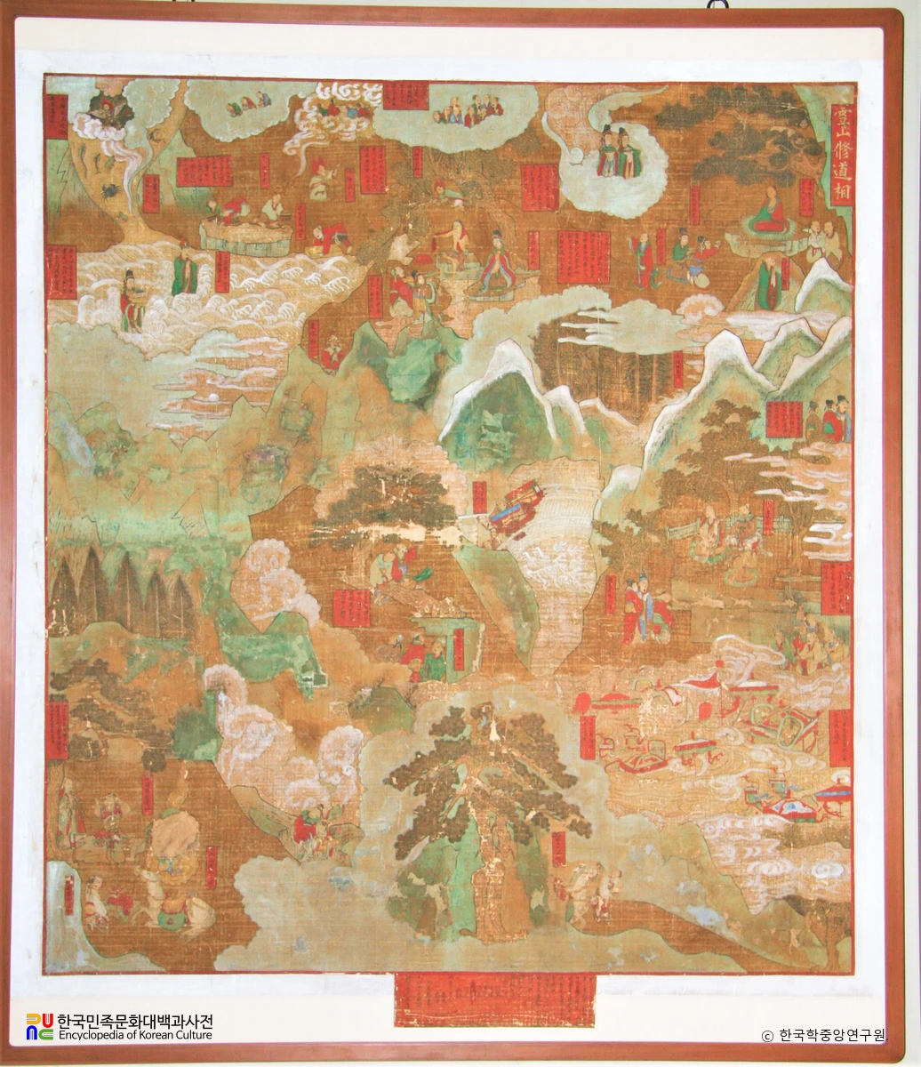 하동 쌍계사 팔상전 팔상탱