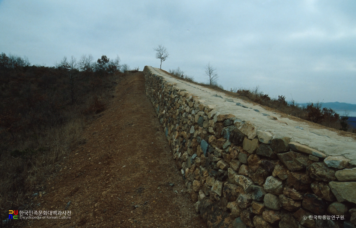 안산 별망성지 성벽