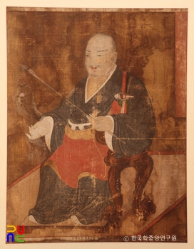 함양 용추사 고승 영정 중 무학대사 진영