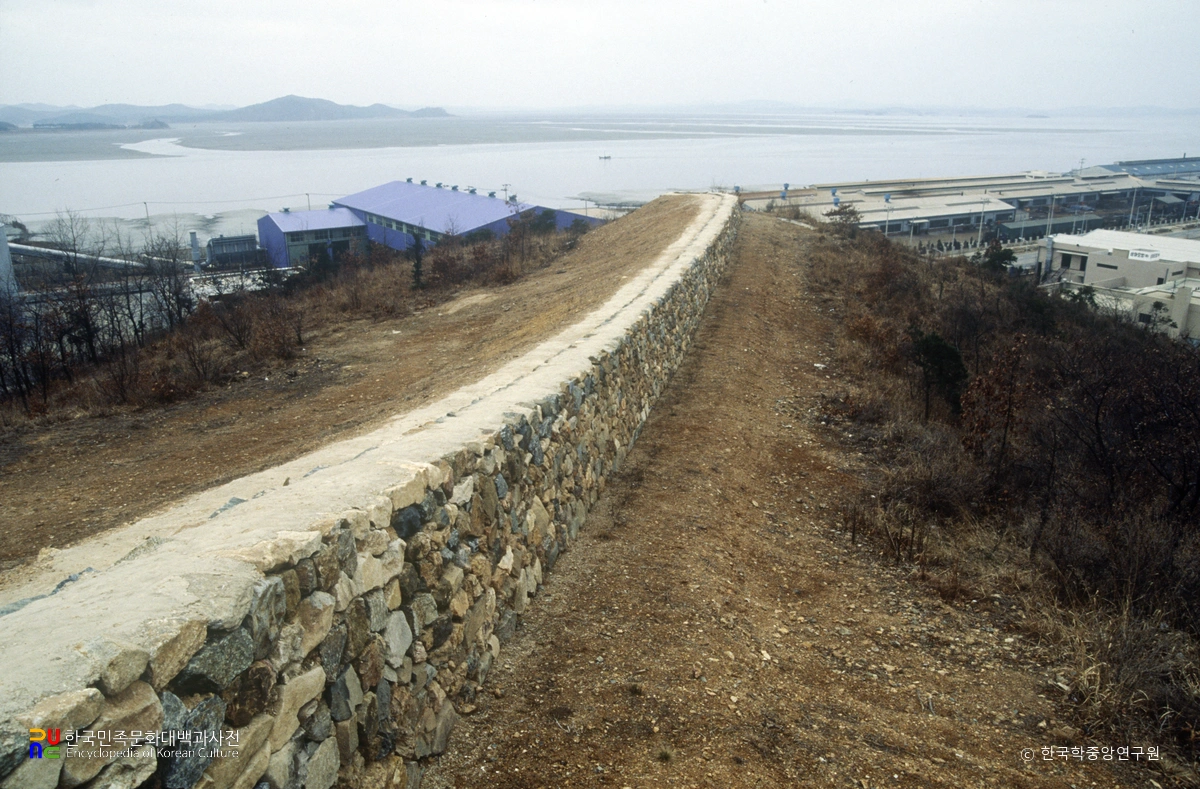 안산 별망성지 성벽
