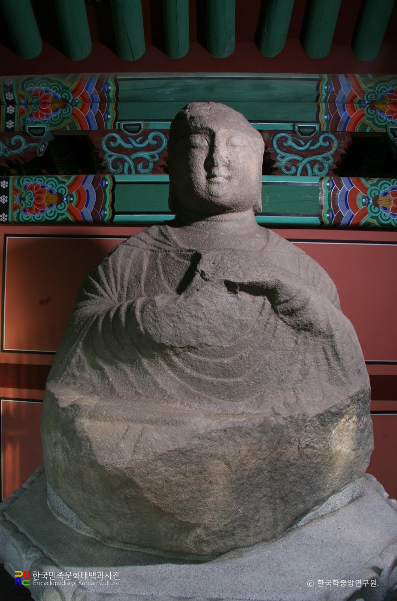 상주 복용동 석조 여래 좌상